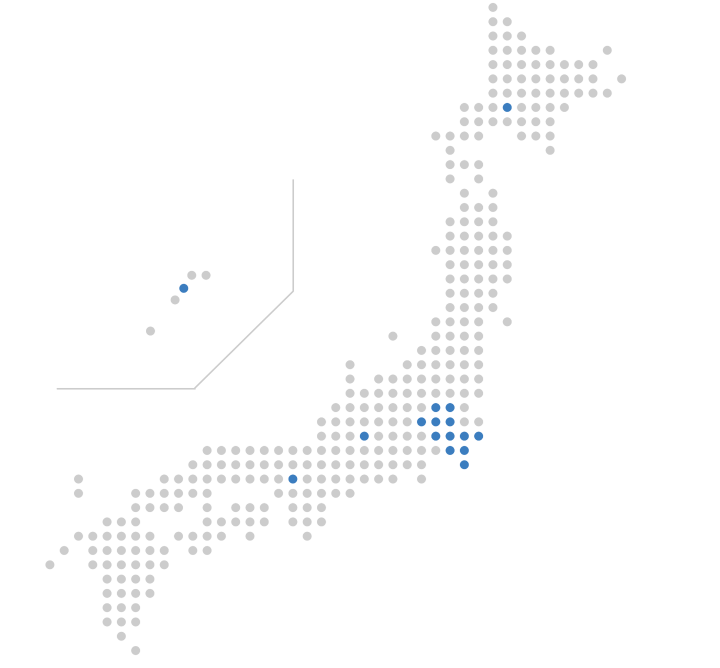 出身地の分布図